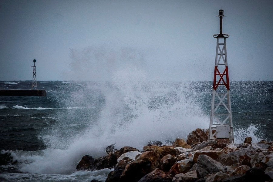 Το Αστεροσκοπείο προειδοποιεί για ανέμους 10 έως 11 μποφόρ στο Αιγαίο την Τρίτη